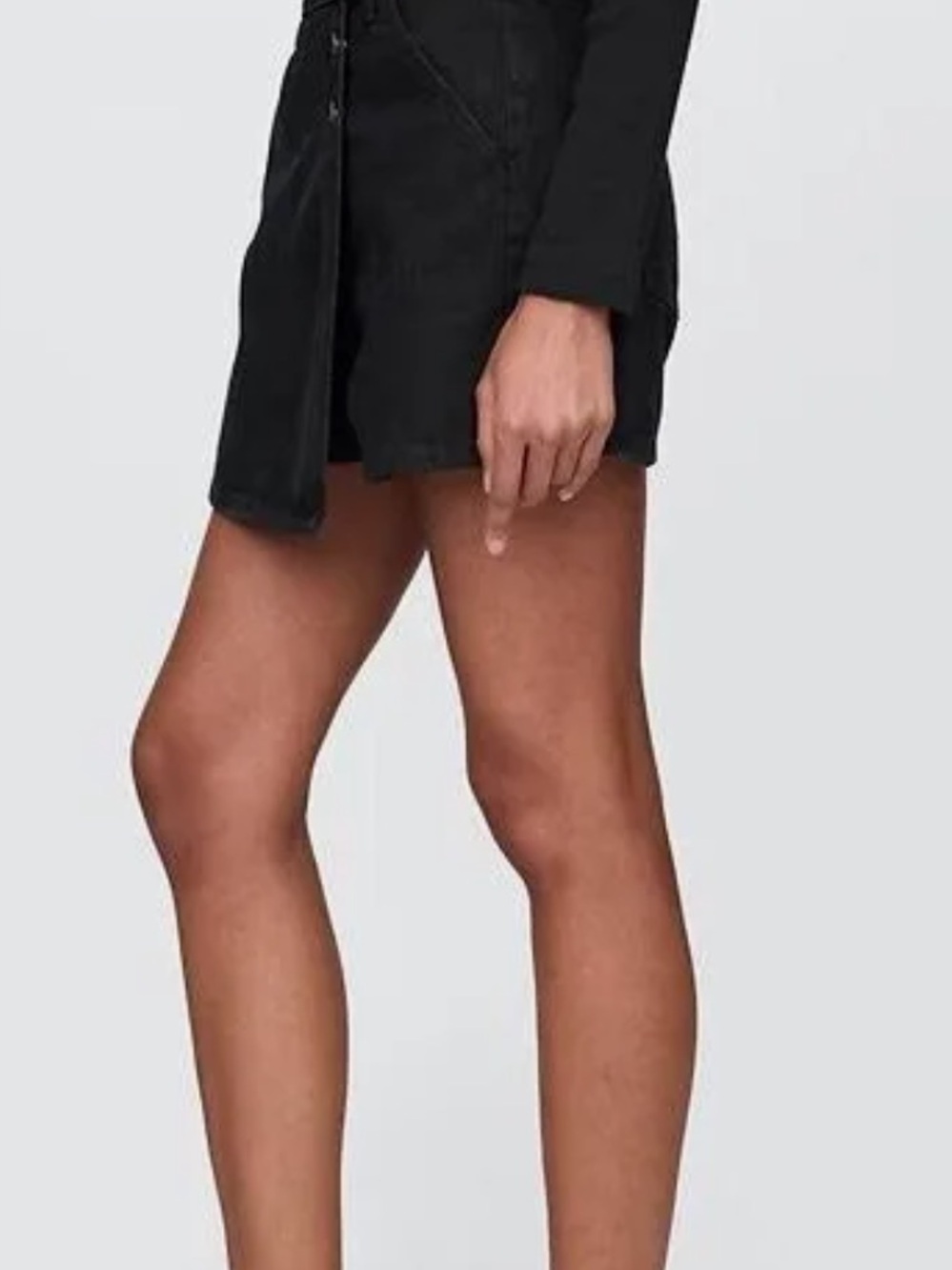 Women’s Denim Skort in black